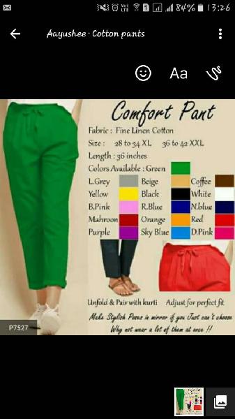 Comfort pant