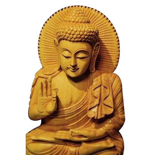 Wooden Budha Statue