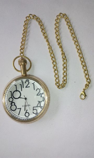 Brass Pocket Watch, Display Type : Analog