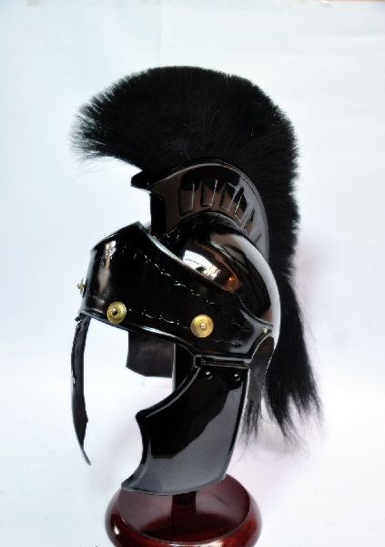 Glossy Armour Helmet, for Decoration Costume Purpose, Style : Antique Imitation