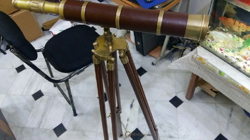 Wooden Stand Wooden Telescope