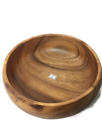 Acacia Wood Large Fruit Bowls