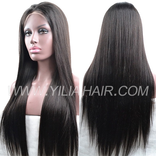 ASSU Brown Hair Wigs for Women Long Straight Layered Synthetic Wig Middle  Part wig  JioMart