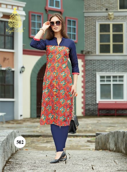 502 Ladies Town Beauty Kurtis