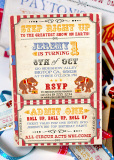 Vintage Circus Invitation