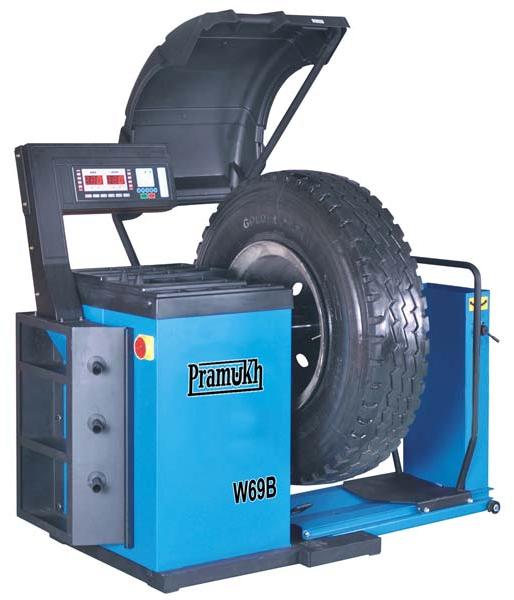 Electric Automatic Truck Wheel Balancer (W69B), Color : Blue