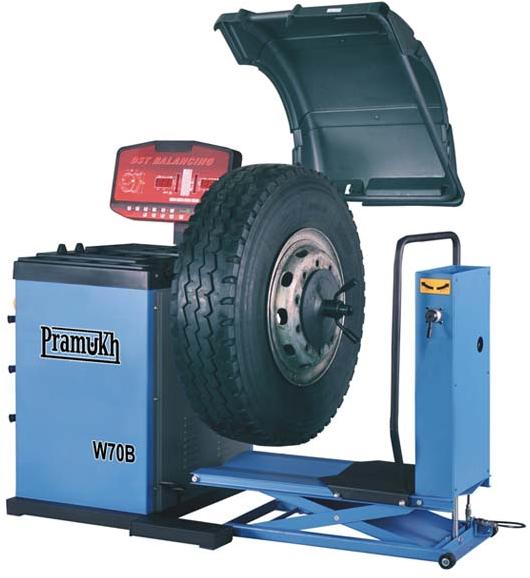 Electric Automatic Truck Wheel Balancer (W70B), Color : Blue