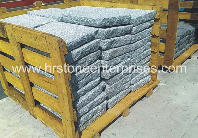 Grey Pavers with Crate Packing