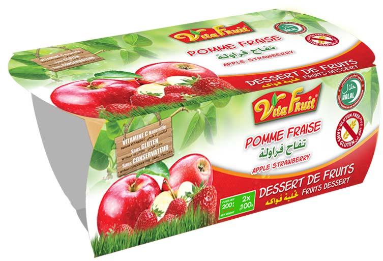 Vitafruit - Apple & Strawberry Compote