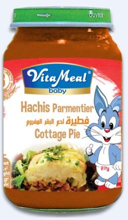 Vitameal Baby Cottage Pie Manufacturer Exporters From Morocco
