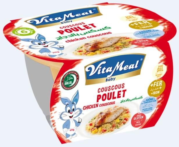 VITAMEAL BABY - Plastic Jars - Chicken Couscous