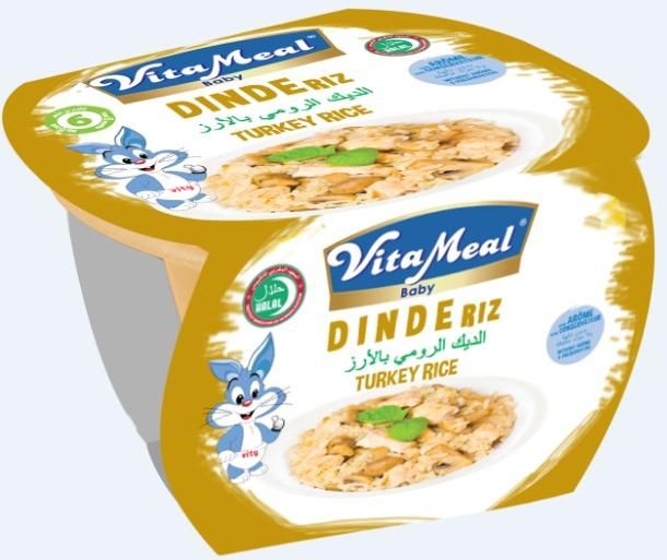 Vitameal Baby - Plastic Jars - Turkey Rice