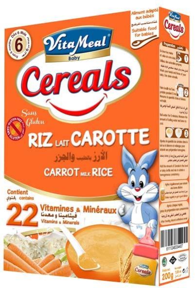Vitameal Baby Carrot Milk & Rice