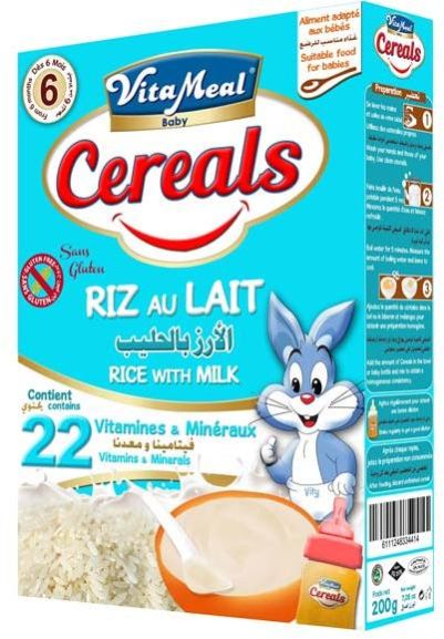 Vitameal Baby Rice & Milk