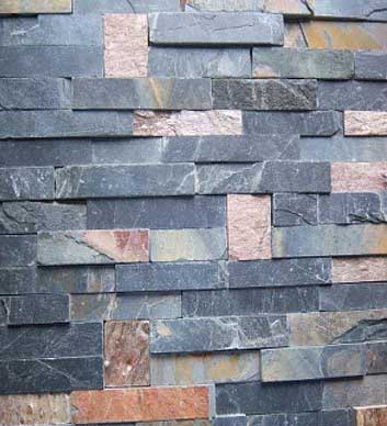Exotic Black Stacking Stone Tiles