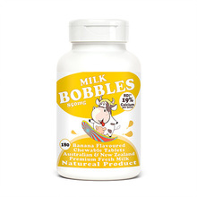 Milk Bobbles Banana Flavoured Colostrum Milk Tablet