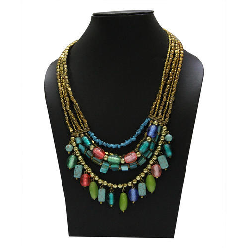 Multi Beads Ladies Fancy Necklace