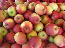 FRESH GREEN RED APPLE