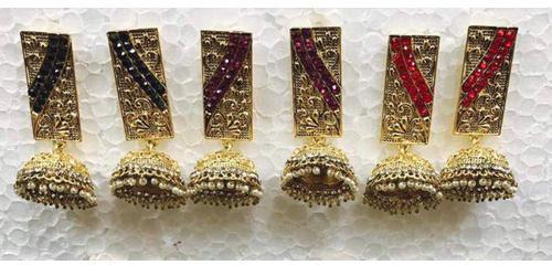 Ladies Artificial Traditional Earrings