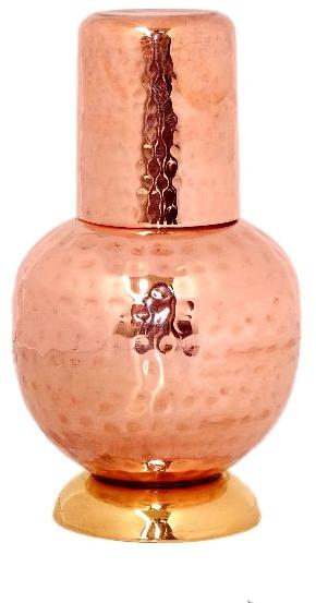 Copper Surahi Glass Set