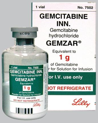 GEMZAR gemcitabine hydrochloride 1gm Injection