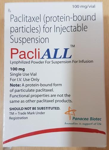 PACLIALL paclitaxel 100mg injection, Packaging Type : Box