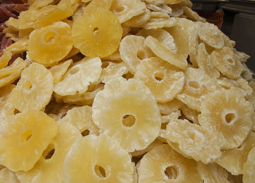Dried Organic Pineapple Slices