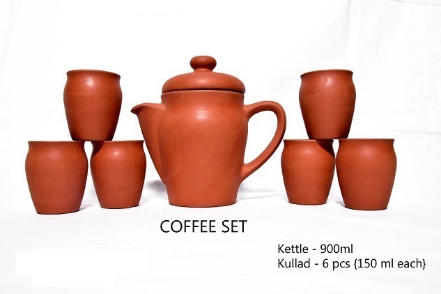 Terracotta Coffee Set