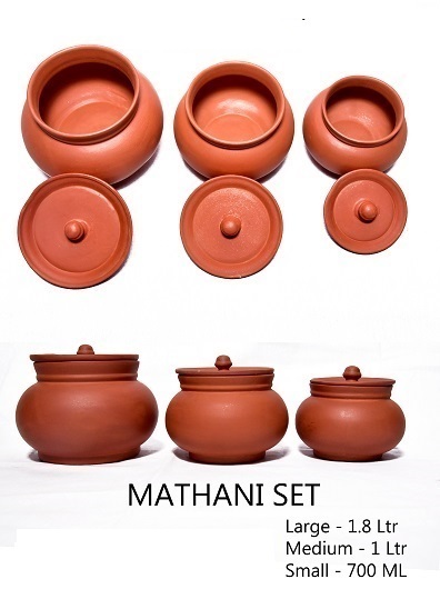 Terracotta Mathani Set 3pcs