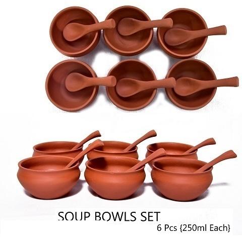Terracotta Soup Bowl Set
