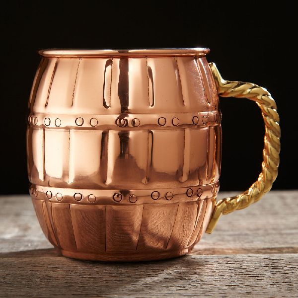 Copper Beer Mugs, Pattern : Designer