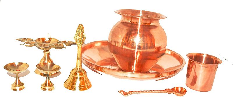 Copper Pooja Items