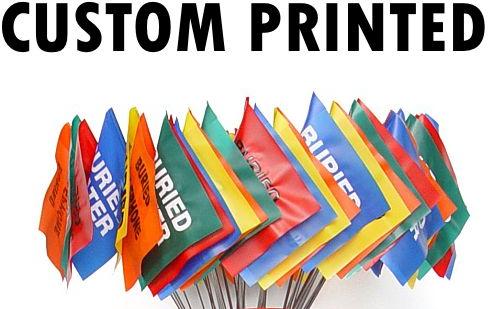 PRINTED MARKING FLAGS