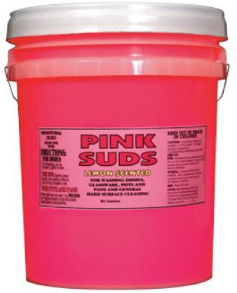 Pink Suds Pan Detergent