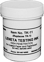 Leneta Paper-Testing Inks