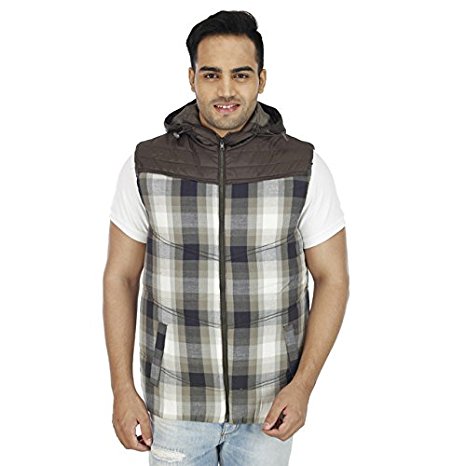 SOC 135 Smart Check Quilted Sleeveless jacket