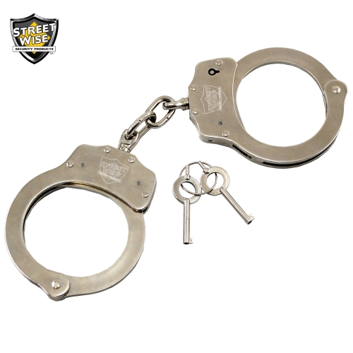 Police Force Stainless Steel Handcuffs