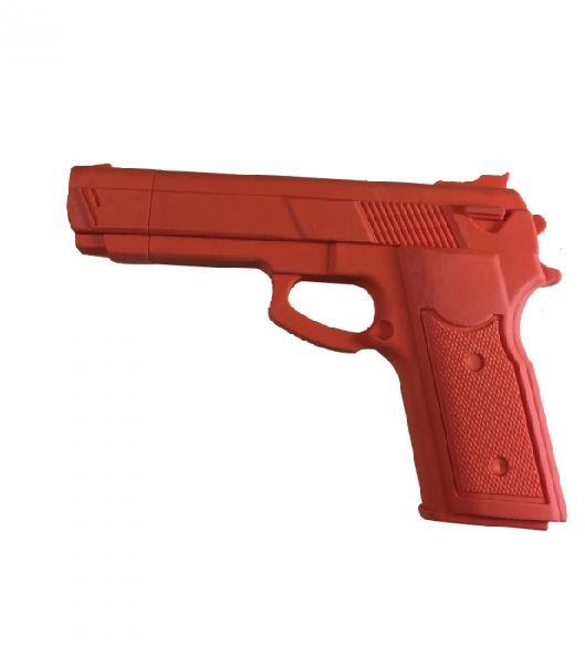 Rubber 7 Inch Training Gun: Orange