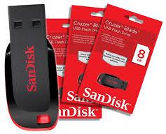 Sandisk 8 GB Cruzer Blade USB Pen Drive