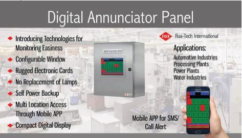 Electric Annunciator Panel, for Automotive Industries, Industrial, Power Plants, Processing Plants, Water Industries