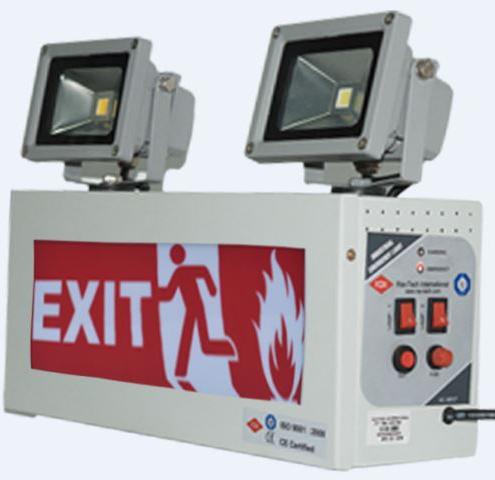 Industrial Emergency Light (LED) with Exit Sign