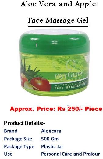 Aloe Vera and App le Face Massage Gel 500 gm