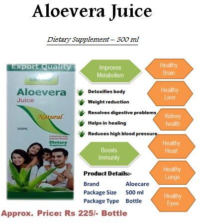 Aloevera Juice Dietary Supplement