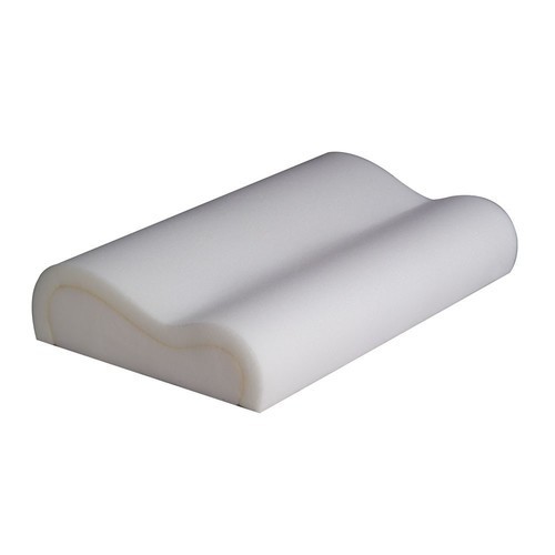 White Foam Pillow, Pattern : Plain