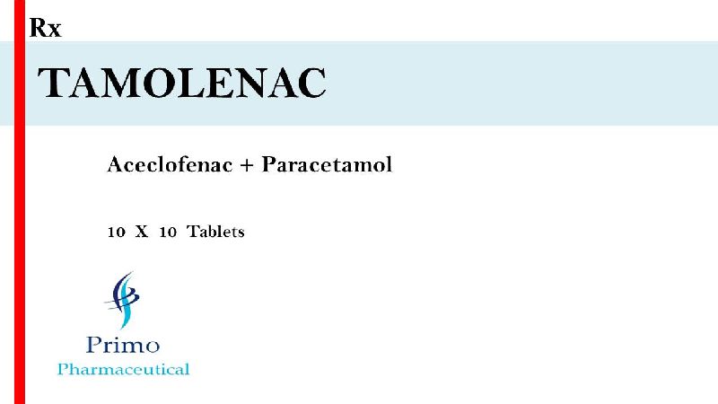 425 mg Aceclofenac Paracetamol Tablets