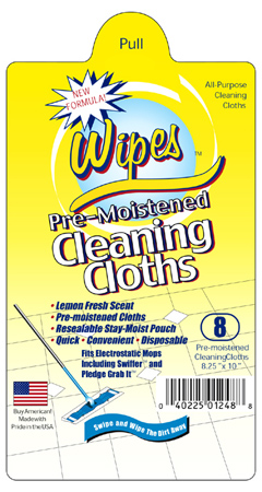 Resealable Wipes Labels