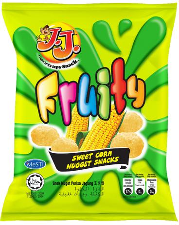 JJ Fruity Sweet Corn Flavour