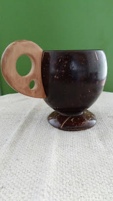 coconut shell coffee cups