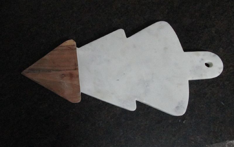 Marble Tree Shaped Cheese Boards