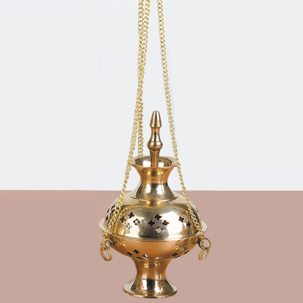 Brass Hanging Charcoal Burner Large - 8223